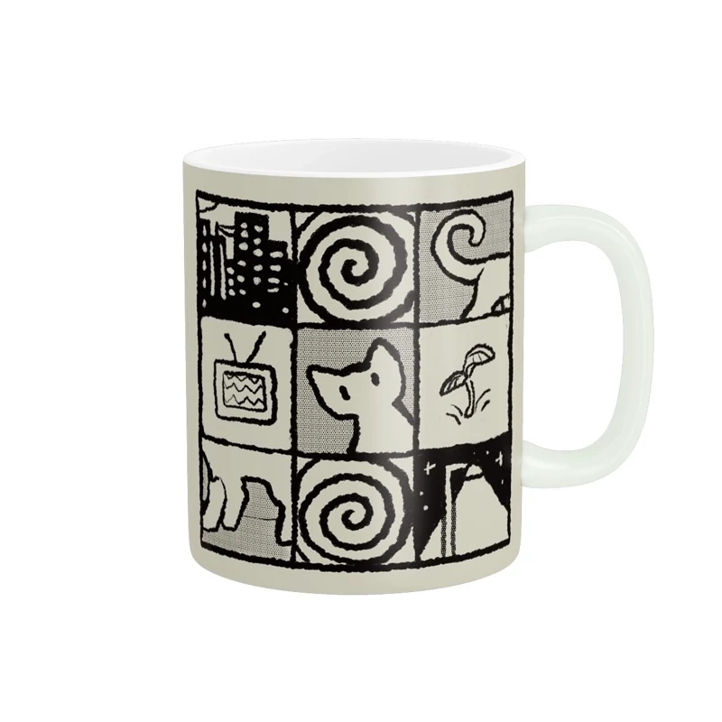 ماگ سرامیکی طرح گربه کیوت و فانتزی کد134