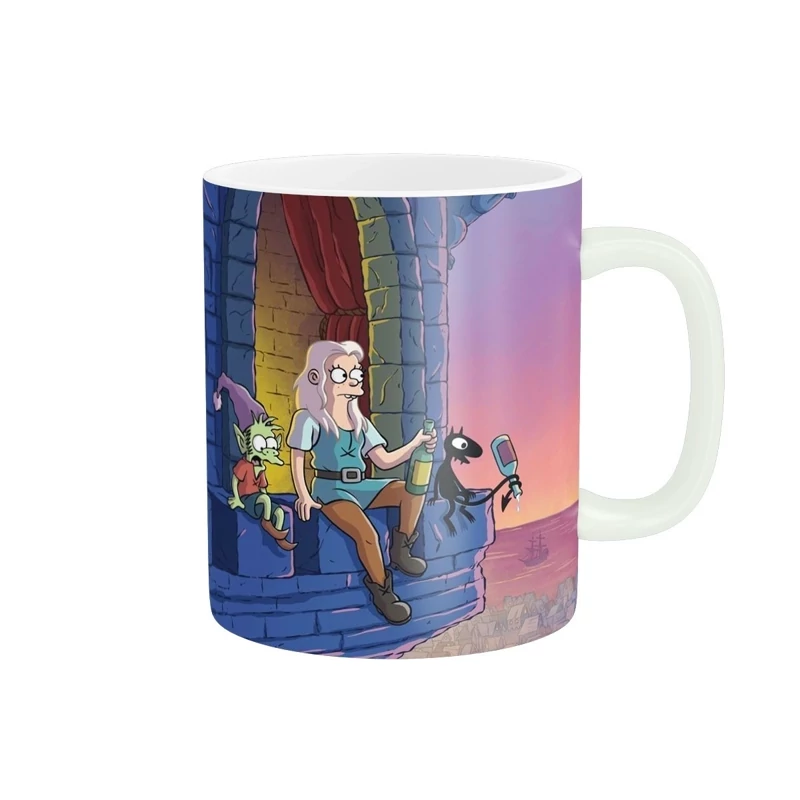 ماگ سرامیکی طرح کارتون طلسم شدگان کد485