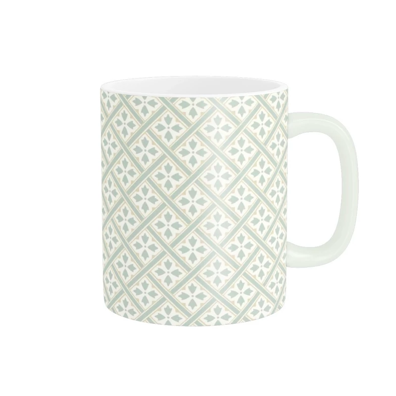 ماگ سرامیکی طرح کاشی کاری کیوت و فانتزی کد791